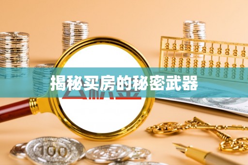 茌平揭秘买房的秘密武器